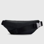 HUGO MEN ETHON 2.0 BELT BAG WITH BRANDED ADJUSTABLE STRAP AND FULL LINING BLACK - Image 4