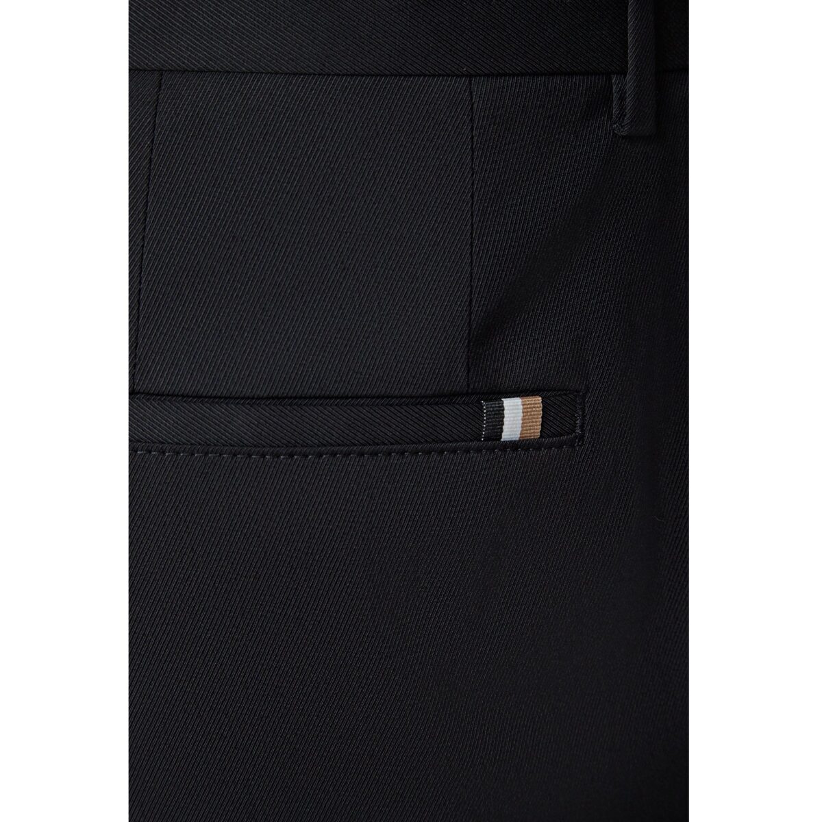 BOSS MEN'S SLIM FIT PANTS H-PEPE-PLT-241 BLACK - Image 2