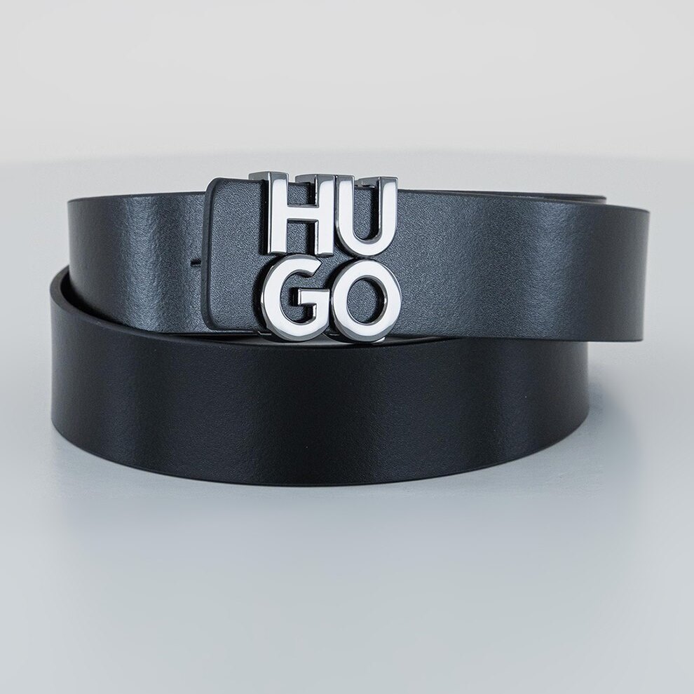 50512666-001-2 HUGO WOMAN BELT LEATHER HU GO BLACK - Image 1