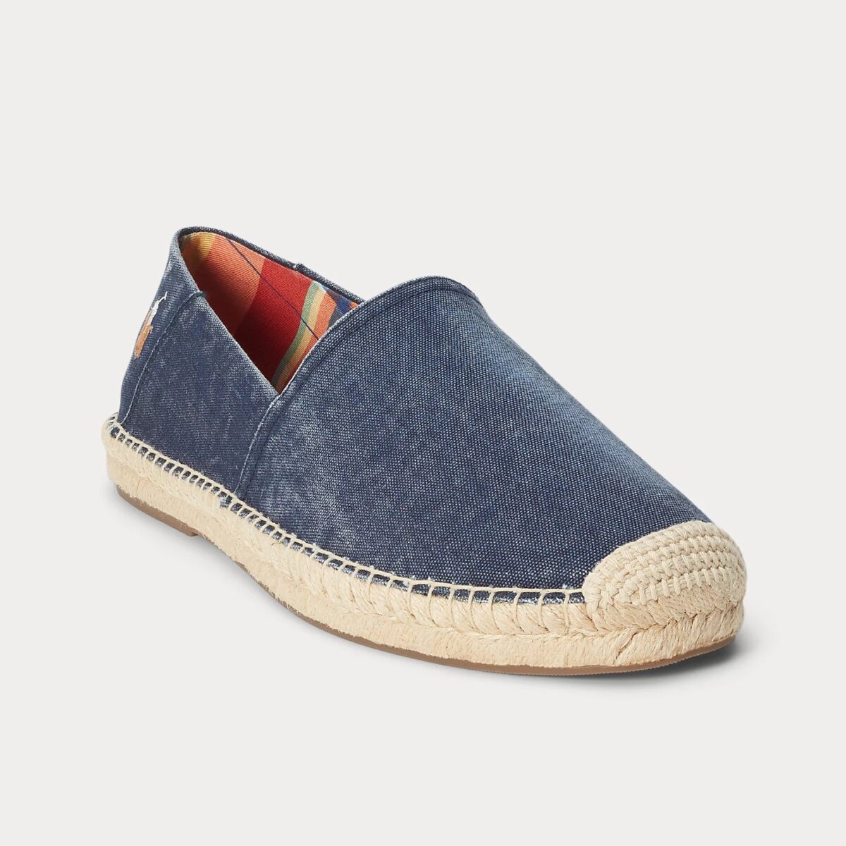 POLO RALPH LAUREN CEVIO WASHED CANVAS ESPADRILLE NAVY - Image 4