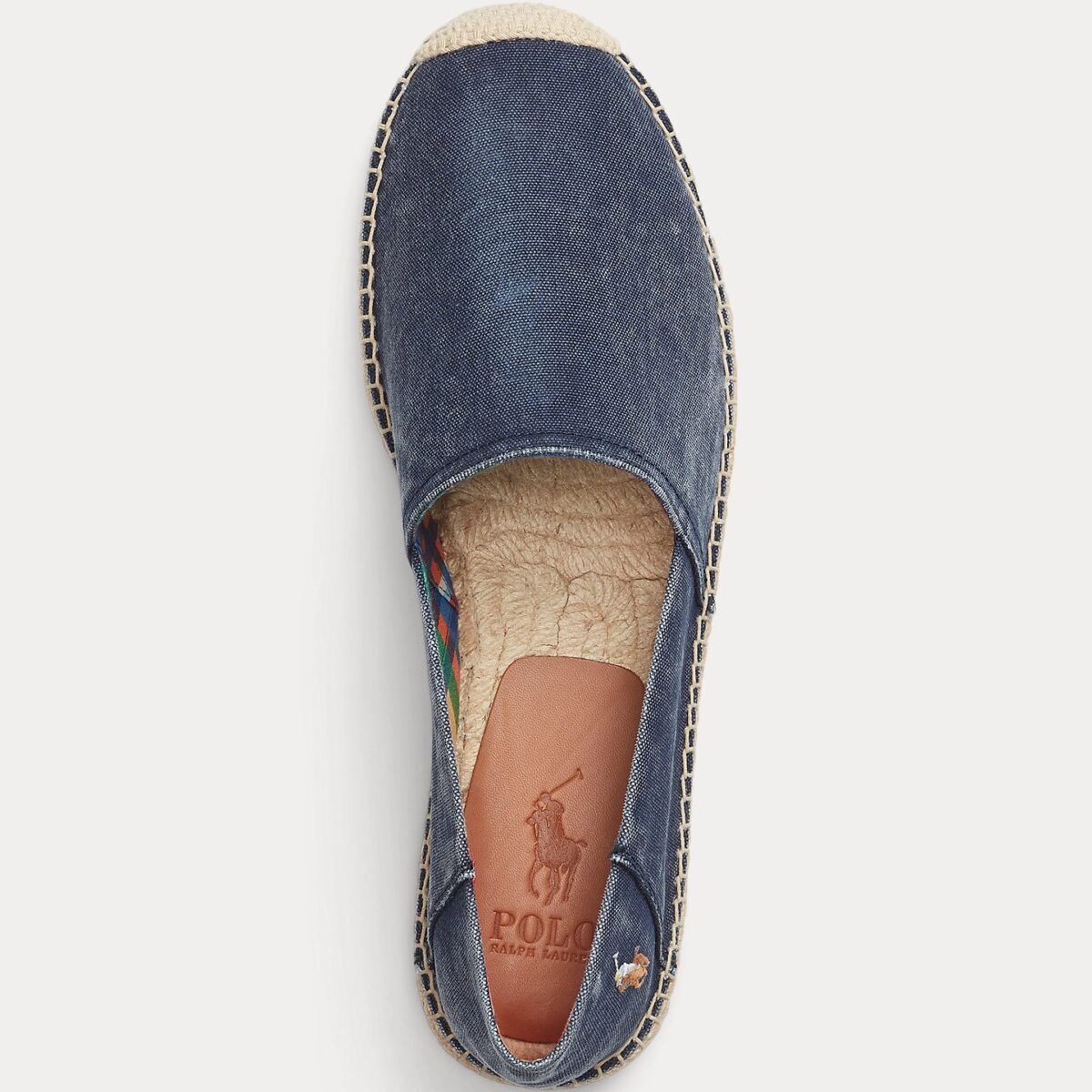 POLO RALPH LAUREN CEVIO WASHED CANVAS ESPADRILLE NAVY - Image 3