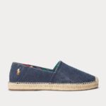 POLO RALPH LAUREN CEVIO WASHED CANVAS ESPADRILLE NAVY