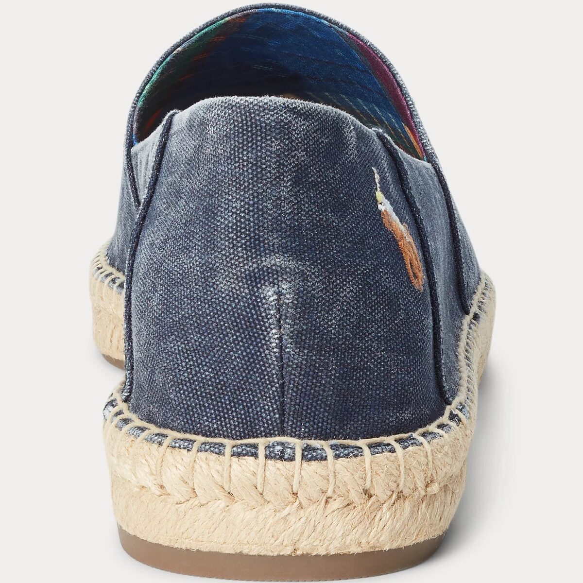 POLO RALPH LAUREN CEVIO WASHED CANVAS ESPADRILLE NAVY - Image 2