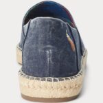 POLO RALPH LAUREN CEVIO WASHED CANVAS ESPADRILLE NAVY - Image 2