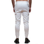 EMPORIO ARMANI ΜΑΝ ΕΑ7 CORE IDENTITY COTTON CARGO TROUSERS WHITE - Image 3