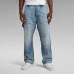 G-STAR 3301 MEN CARPENTER 3D LOOSE JEANS SUN FADED FOGBOW