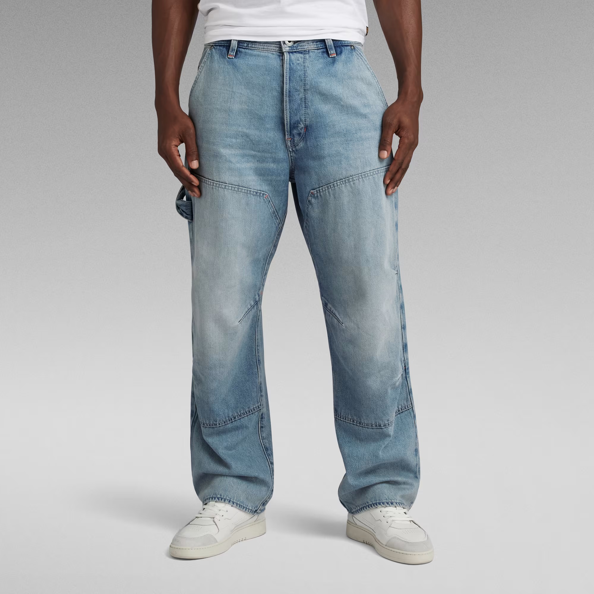 D23692-D436-G671-1 G-STAR 3301 MEN CARPENTER 3D LOOSE JEANS SUN FADED FOGBOW - Image 1