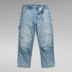 G-STAR 3301 MEN CARPENTER 3D LOOSE JEANS SUN FADED FOGBOW - Image 4