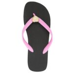 DSQUARED2 WOMAN HEART FLIP FLOPS BLACK PINK - Image 2