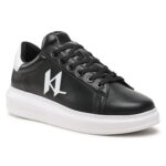 KARL LAGERFELD MEN SNEAKERS MONOGRAM INJEKT BLACK LTHR