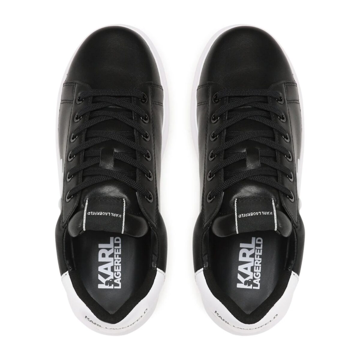 KARL LAGERFELD MEN SNEAKERS MONOGRAM INJEKT BLACK LTHR - Image 3