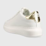KARL LAGERFELD WOMAN KAPRI SNEAKERS LETTERING WHITE GOLD - Image 4