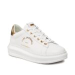 KARL LAGERFELD WOMAN KAPRI SNEAKERS MAISON WHITE GOLD