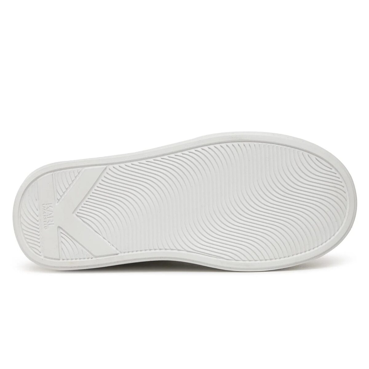 KARL LAGERFELD WOMAN HIGH KAPRI SNEAKERS ICON WHITE LTHR - Image 5