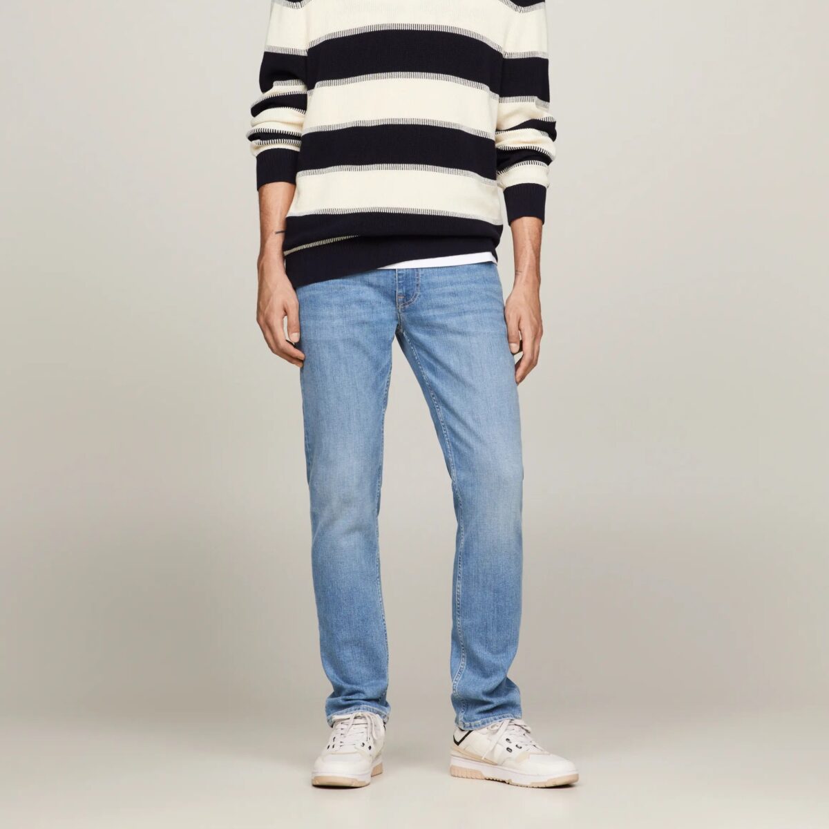 TOMMY HILFIGER MAN DENTON FITTED STRAIGHT JEANS AMSTON BLUE - Image 3