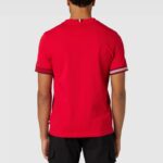 TOMMY HILFIGER MEN COTTON T-SHIRT PRIMARY RED - Image 4