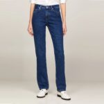TOMMY HILFIGER WOMAN CLASSICS MID RISE STRAIGHT JEANS KAI