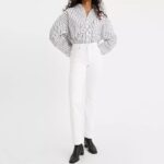 LEVI’S® 724™ HIGH RISE STRAIGHT JEANS WHITE