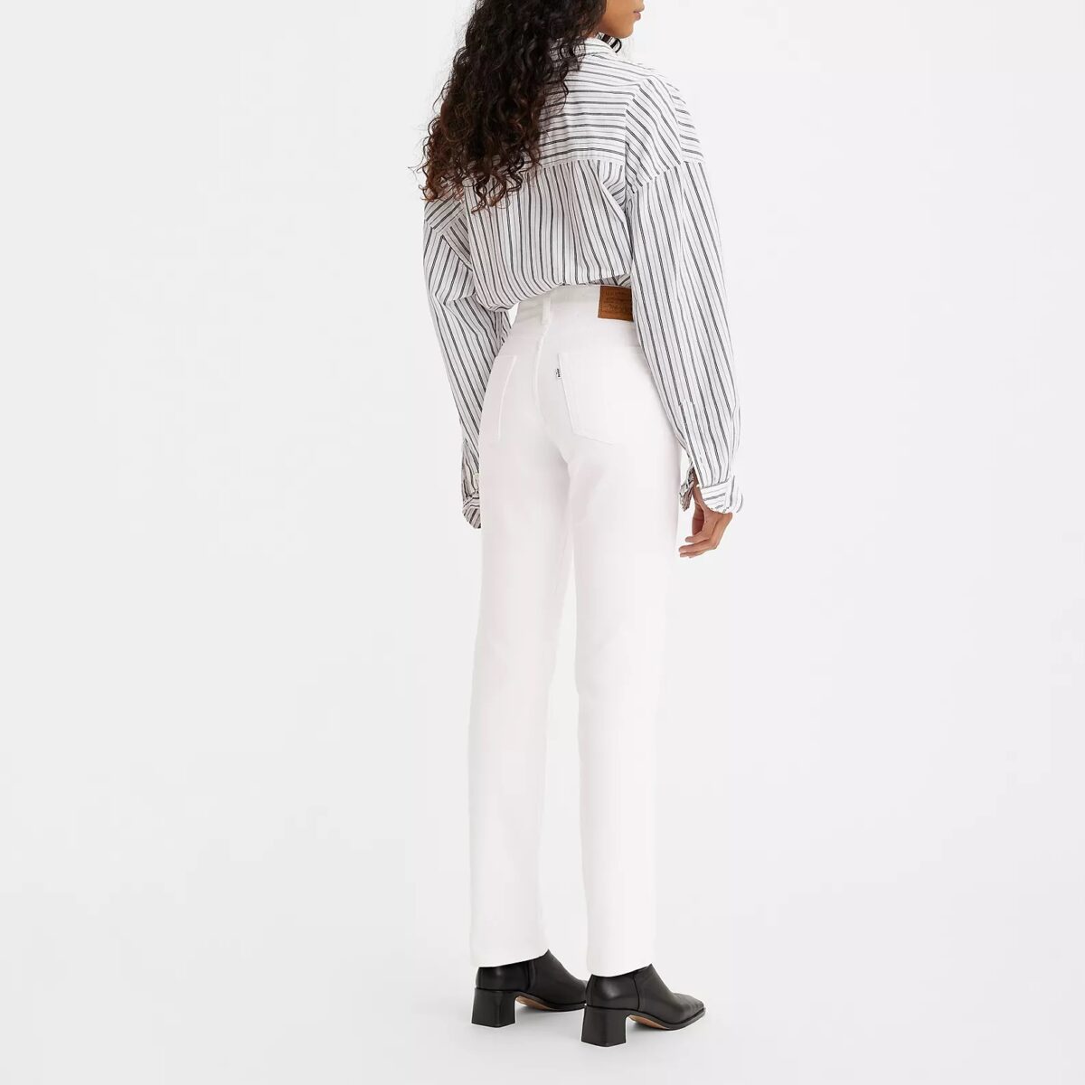 LEVI’S® 724™ HIGH RISE STRAIGHT JEANS WHITE - Image 2