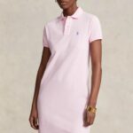 POLO RALPH LAUREN CUSTOM FIT POLO PIQUE DRESS PINK - Image 2