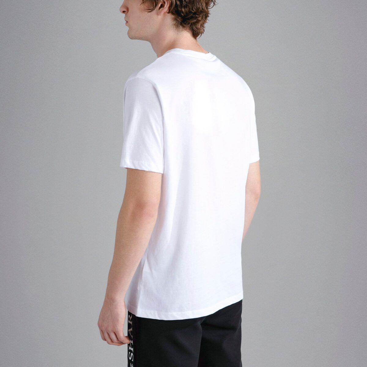 PAUL&SHARK MEN COTTON JERSEY T-SHIRT WHITE - Image 4