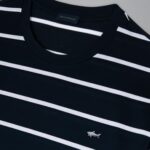 PAUL&SHARK MEN COTTON JERSEY T-SHIRT WITH METAL SHARK - Image 4