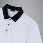 PAUL&SHARK MEN'S COTTON POLO COLLAR BUTTON CLOSURE SHORT SLEEVE WHITE - Image 2