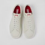 CAMPER WHITE LEATHER SNEAKER FOR MEN