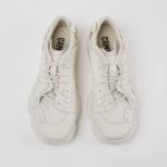 CAMPER WHITE UNDYED LEATHER MEN'S CASUAL SHOES