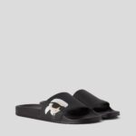 KARL LAGERFELD WOMAN KARL IKONIK NFT SLIDES BLACK