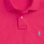 POLO RALPH LAUREN MEN CUSTOM SLIM FIT THE ICONIC MESH POLO SHIRT PINK SKY - Image 2