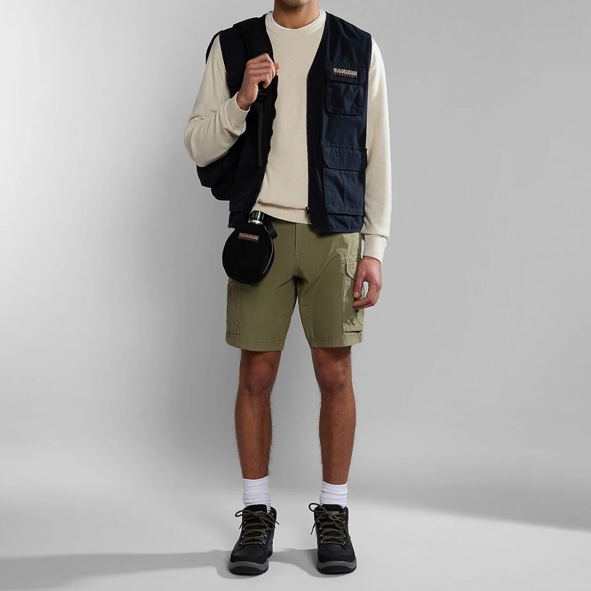 NAPAPIJRI MEN NOTO BERMUDA SHORTS GREEN LICHEN - Image 4