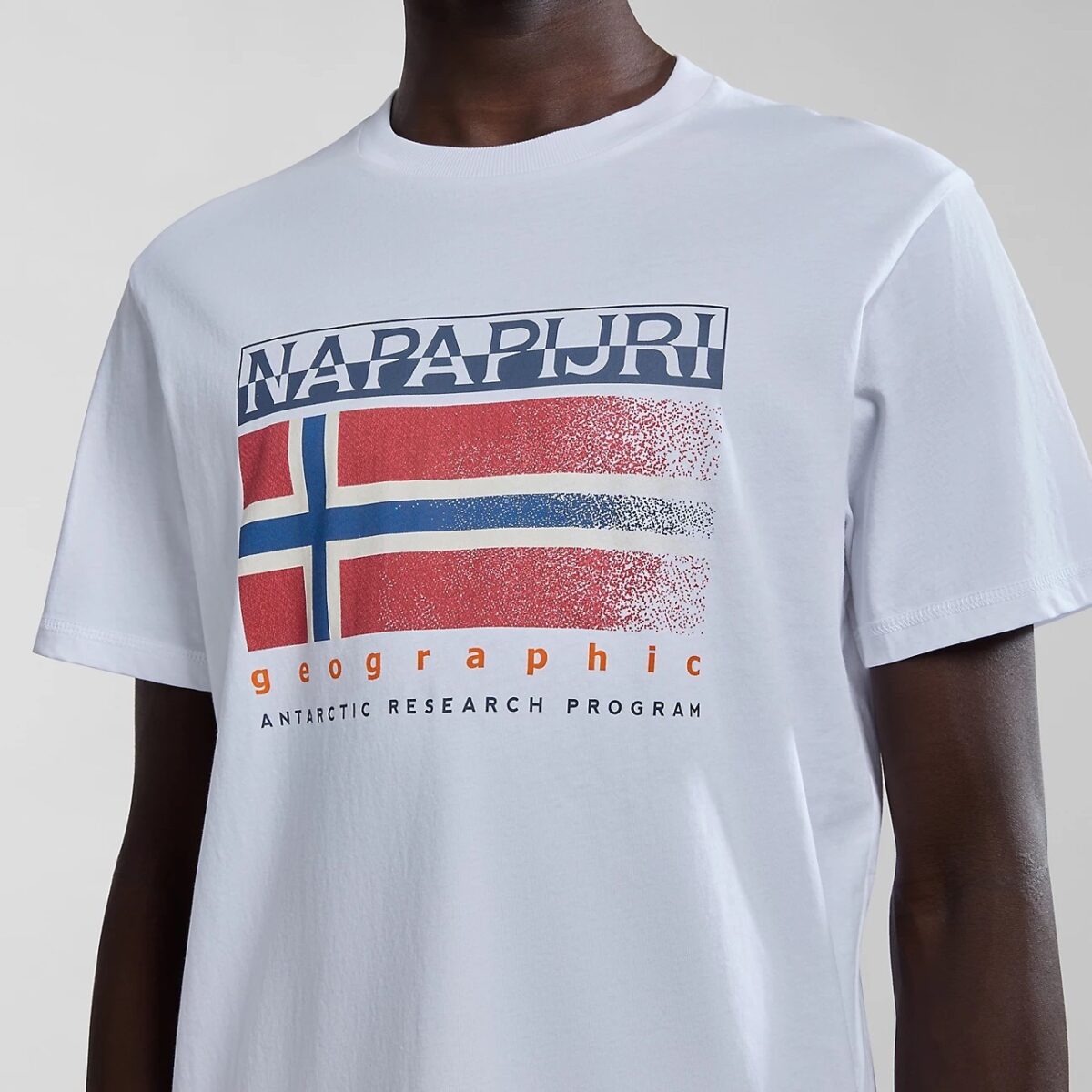 NAPAPIJRI MEN KREIS SHORT SLEEVE T-SHIRT WHITE - Image 2