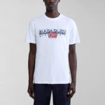 NAPAPIJRI MEN AYLMER SHORT SLEEVE T-SHIRT BRIGHT WHITE
