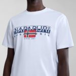 NAPAPIJRI MEN AYLMER SHORT SLEEVE T-SHIRT BRIGHT WHITE - Image 2