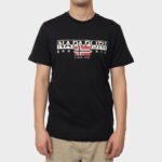 NAPAPIJRI MEN T-SHIRT S-AYLMER BLACK