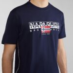 NAPAPIJRI MEN AYLMER SHORT SLEEVE T-SHIRT BLU MARINE - Image 2