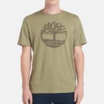 TIMBERLAND MEN'S GRAPHIC T SHIRT LIGHT GREEN