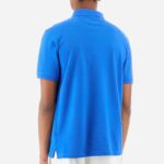 LA MARTINA MAN SHORT-SLEEVED PREGULAR-FIT POLO IN COTTON BLUE - Image 4