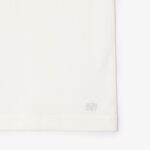 LACOSTE MEN'S SPORT 3D PRINT CROC JERSEY T-SHIRT WHITE/BLACK - Image 3