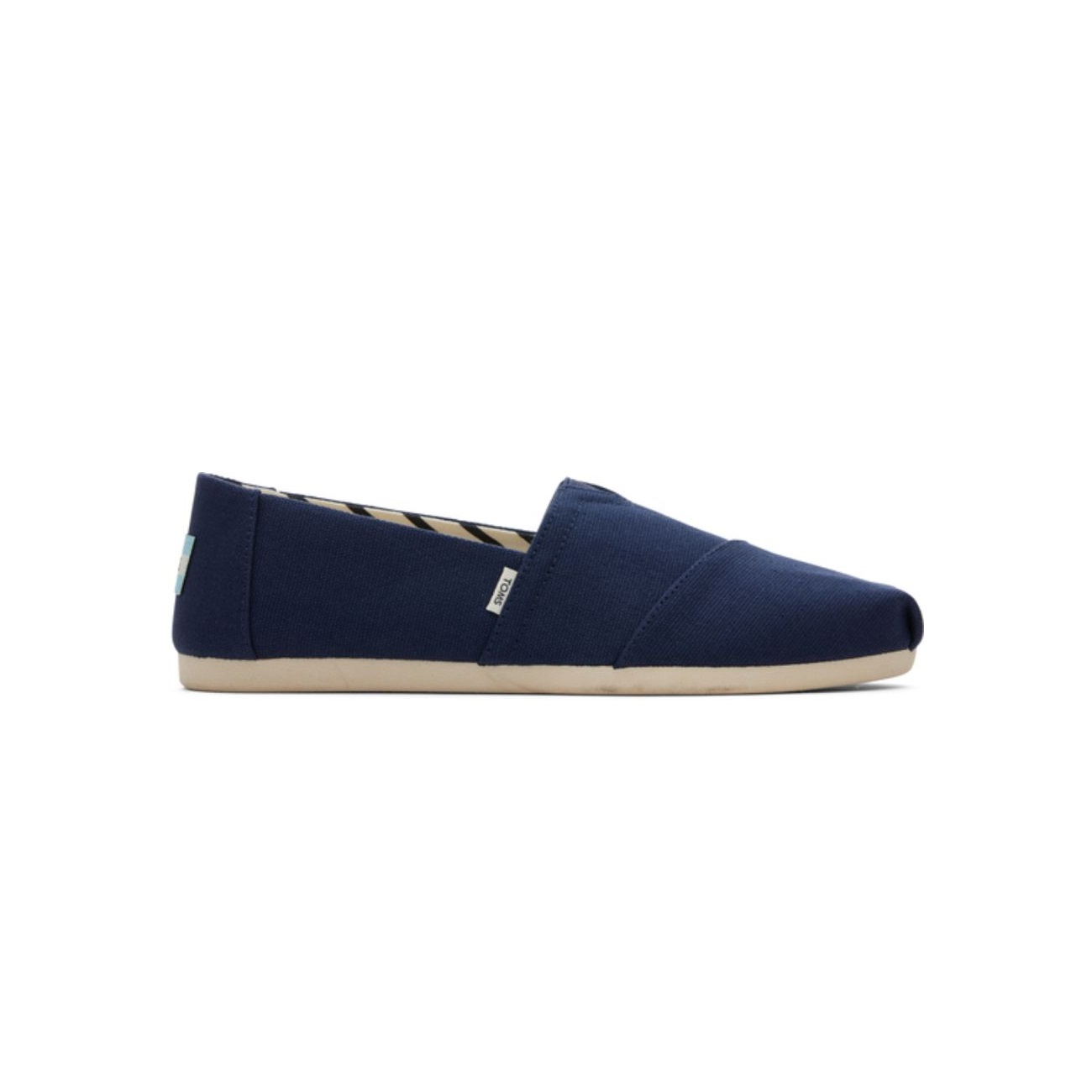 10017712-2 TOMS WOMAN ALPARGATA RECYCLED COTTON NAVY - Image 1