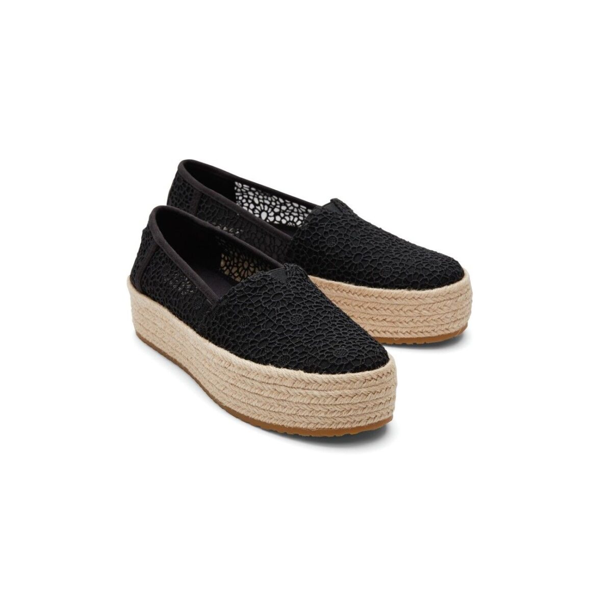 TOMS WOMAN BBLACK MOROCCAN CROCHET VALENCIA ESPADRILLE - Image 2