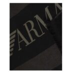 EMPORIO ARMANI BEACH TOWEL BLACK 180X100 CM - Image 2