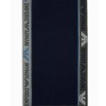 EMPORIO ARMANI BEACH TOWEL NAVY BLUE 170X100 CM