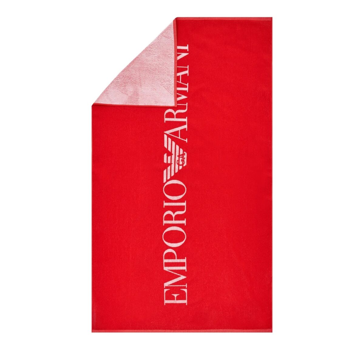 EMPORIO ARMANI BEACH TOWEL RED 170X100 - Image 3