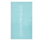 EMPORIO ARMANI BEACH TOWEL MINT GREEN 170X100