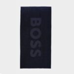 BOSS BEACH TOWEL SOLID BLUE 80X160CM