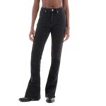 HUGO WOMEN'S HIGH RISE JEANS GREY