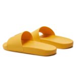 POLO RALPH LAUREN UNISEX SIGNATURE PONY SLIDE YELLOW/DUSTY BLUE - Image 3