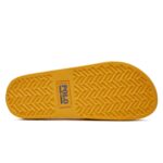POLO RALPH LAUREN UNISEX SIGNATURE PONY SLIDE YELLOW/DUSTY BLUE - Image 6